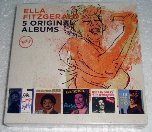Ella Fitzgerald 5 Original Albums 5 Cd Nuevo / Kktus