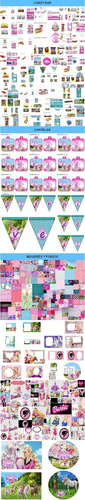 Kit Imprimible Barbie Una Historia De Ponis Fiesta 3x1