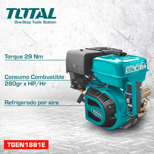 Imagen 4 de 8 de Motor Naftero Horizontal 13hp Total Arranque Eléctrico