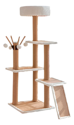 Arbol Para Gato 4 Multiniveles Penthous Color Gris
