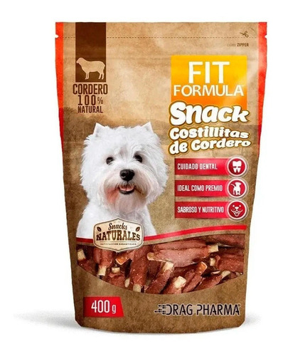 Snack Para Perros Costillitas De Cerdo Fit Formula 400 G