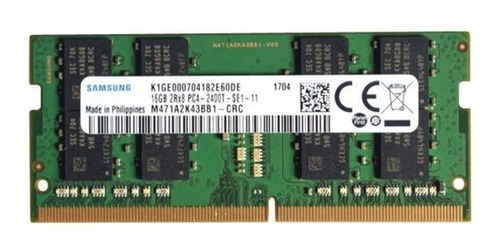 Memoria Ram Color Verde 16gb Samsung M471a2k43bb1-crc 2400t