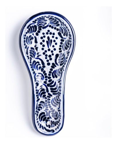 Portacucharas De Talavera Azul