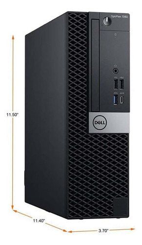 Cpu Optiplex 7060 Core I3 8th 8gb 256gb Ssd Win11 Office2021 (Reacondicionado)