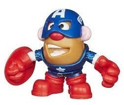 Cara De Papa Capitán America Playskool Marvel A7283 