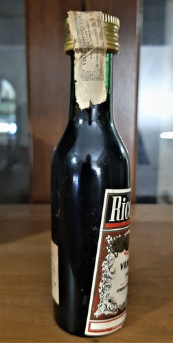 Botellita Miniatura Vermouth Riccardonna Italia Cerrada 1970 (Usado)