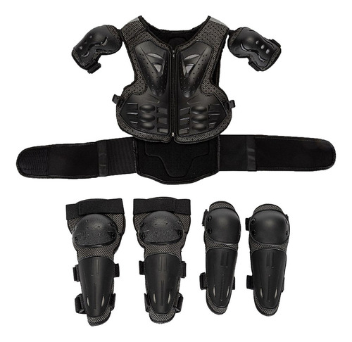 Pf Niños Motocicleta Traje De Armadura Pecho Protector De
