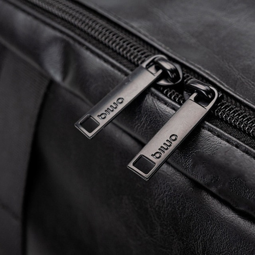 Imagen 5 de 6 de Mochila Porta Notebook Acolchado Premium Biwo Moda