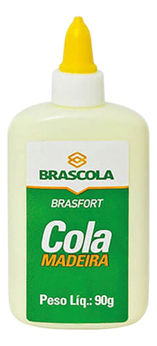 Cola Madeira Brascola 90gr - Kit C/12 Unidades