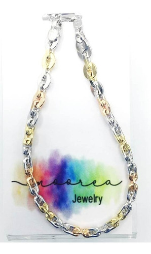Pulsera Elegante Dama Oro Florentino Laminado Multicolor