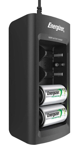 Cargador Rápido Energizer Para Pilas Aa Aaa C D Batería 9v 