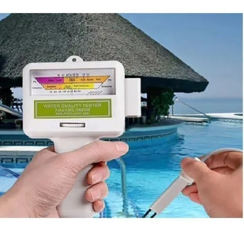 Medidor Cloro & Ph Agua Piscina Tester Cl2 Calidad Phmetro
