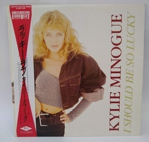 Kylie Minogue I Should Be So Lucky Vinilo Japones Obi [usado