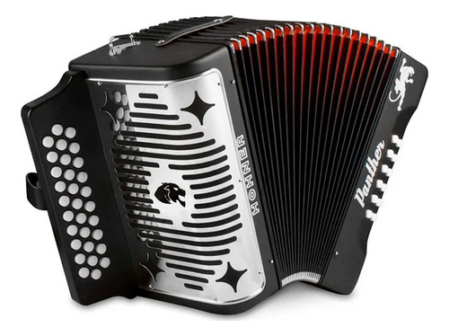 Acordeon Hohner Panther Fa-sib-mib 31 Botones 12 Bajos A4840