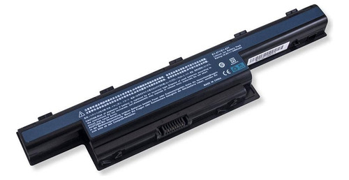Bateria Para Notebook Gateway Nv59c 4400 Mah Cor da bateria Preto