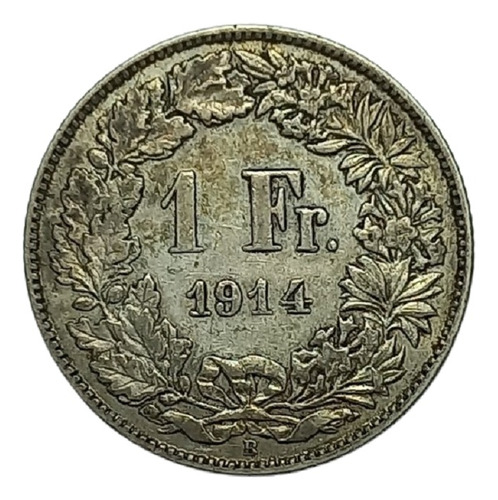 Suiza - 1 Franco 1914 - Km 24 (ref 104)