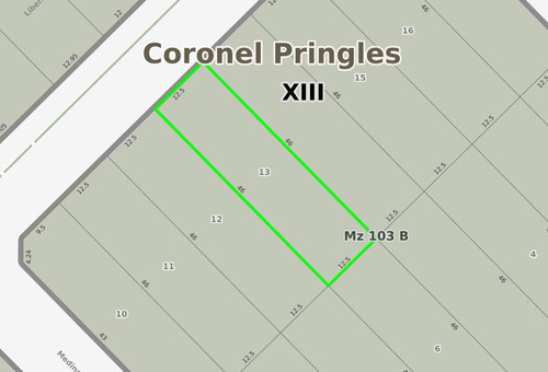 Terreno En Venta - 575mts2 - Coronel Pringles