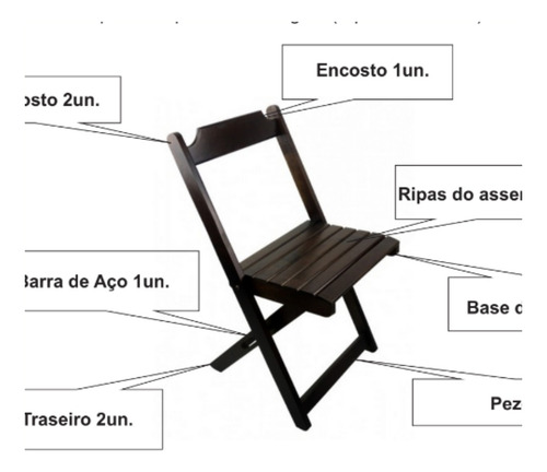 Projeto Mesa E Cadeira De Madeira Dobrável Para Bar Em Pdf