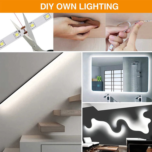 Juego De Tiras De Luz Led Con Sensor De Movimiento 3mts