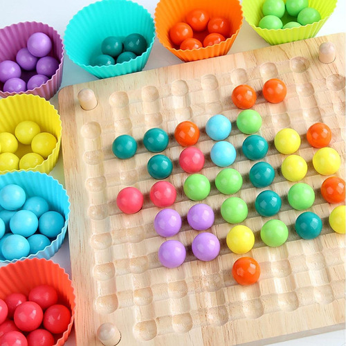 Juego De Mesa De Boads De Madera Educación Temprana 3 En 1