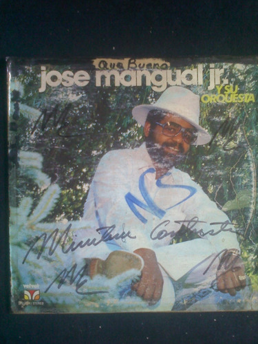 Lp. Jose Mangual Jr. Que Bueno. 1982. Salsa. Vinilo.acetato.