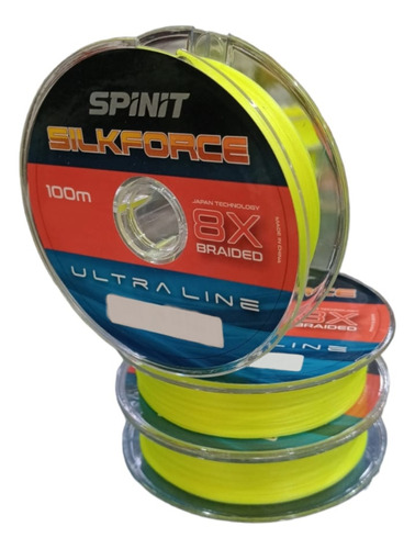 Multifilamento Spinit Silkforce Ultraline X8 16 Mm 20lb 100m