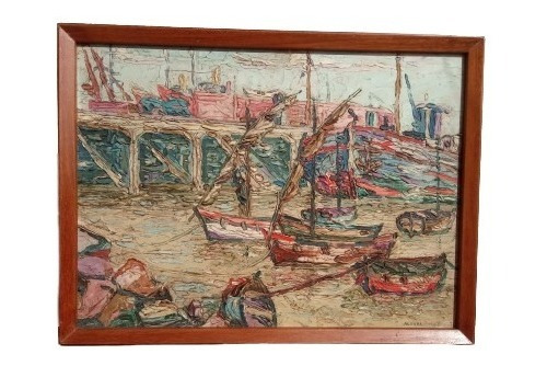 Cuadros Pintura En Relieve Motivos Portuarios Estiva Marina