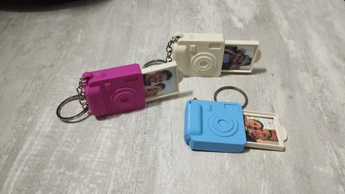 Llavero Camara Con Porta Foto - Especial San Valentin
