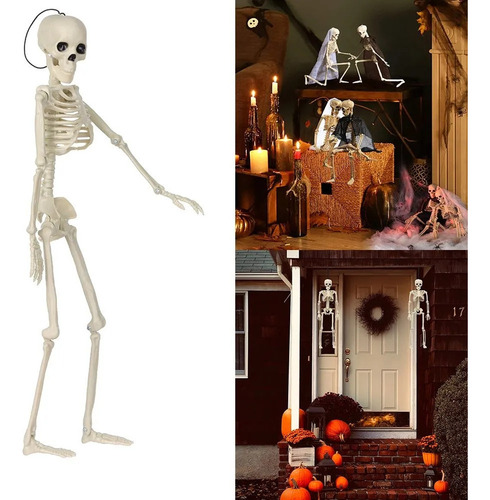 2 Piezas De Esqueletos Simulados, Para Decoración De Hallowe