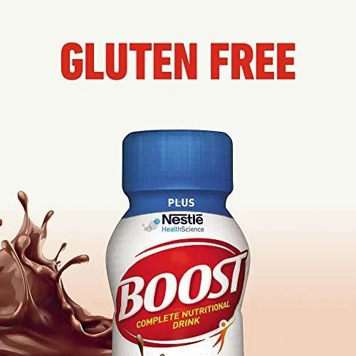 Bebida Nutricional Completa Boost Plus, Chocolate, 8 Oz (pack De 12)