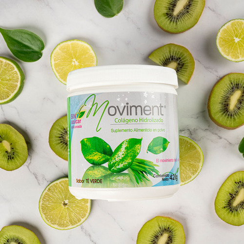 Suplemento Colageno Hidrolizado 420g Sin Azucar Te Verde Adicionado Gnt Val Moviment Polvo Para Preparar Bebida Bienestar Alimenticio Antioxidante