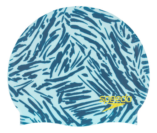 Speedo De Elastómero De Silicona Sólida Gorro De Natación, D