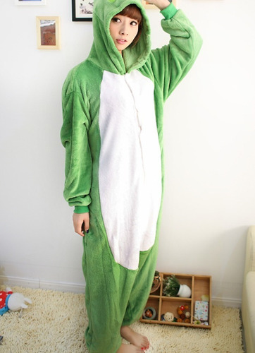 Tottori Do Sapo Kigurumi Cosplay Pijama Mameluco Traje