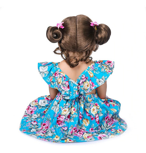 Bebe Reborn Boneca 100% Silicone Menina 55cm - Bem Realista