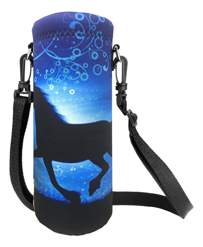 Funda Con Soporte P/ Botella Con Aislamiento 1000ml Caballo