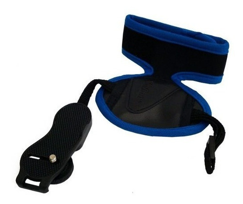 Imagen 2 de 6 de Empuñadura Para Camara Fotografica Y Video Azul Vivitar