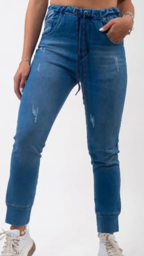Babucha De Jeans Mujer-elastizado | Cuotas sin interés