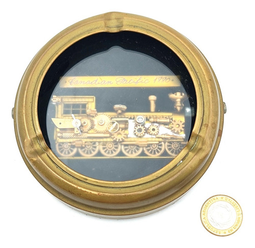 Cenicero Antiguo Ferrocarril Artesanal Piezas Relojes