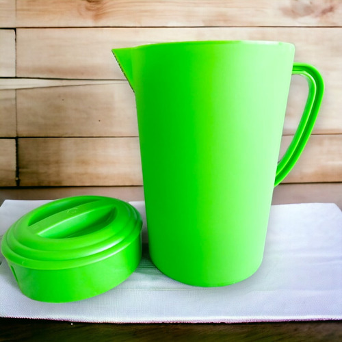 Jarra De Plástico Con Tapa 5 Litros Varios Colores 12 Piezas