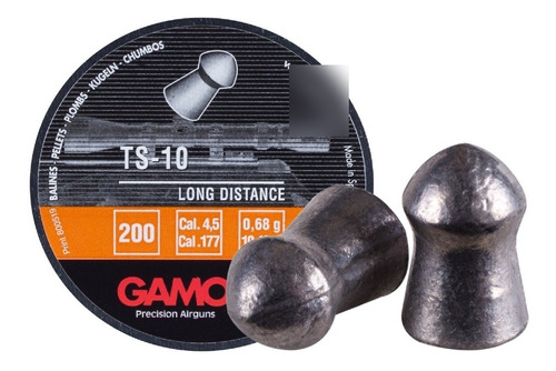 Diabolos Pellets Gamo Ts-10 Cal 4.5 200 Piezas 