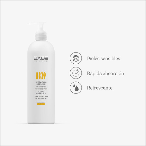 Crema Corporal Babé Fluido Hidra-calm 500ml