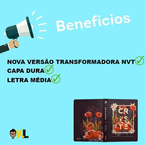 Bíblia Sagrada Flores, De Nova Versão Transformadora - Nvt. Editora Sanktó, Capa Dura Em Português, 2019