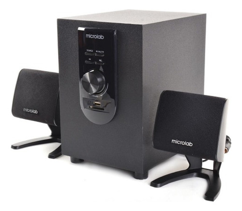 Sistema De Sonido Microlab M 108u 2.1 Ideal Para Tu Pc