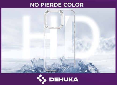 Funda Para iPhone 14 Pro Transparente Dehuka Carcasa Protectora Antigolpes De Calidad