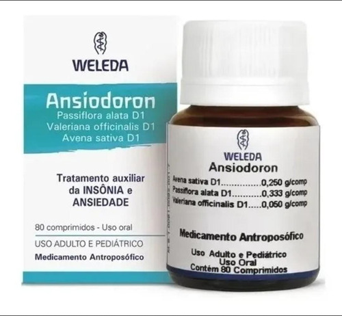 Ansiodoron Weleda - 80 Comprimidos (calmante)