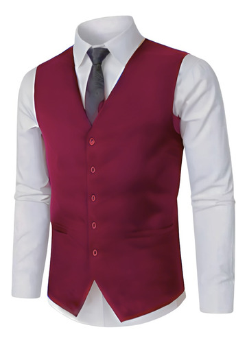 Colete Social Slim Oxford Para Ternos Masculino Promoção