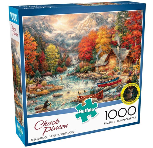 Juegos Buffalo - Puzzle De 1000 Piezas Con Imágenes Ocultas