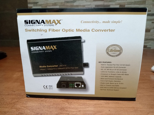 Convertidor De Fibra Óptica Monomodo A Multimodo