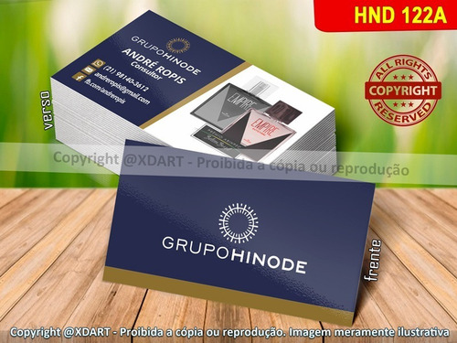Imagem 3 de 5 de 1.000 Cartão De Visita Grupo Hinode Modelos Prontos