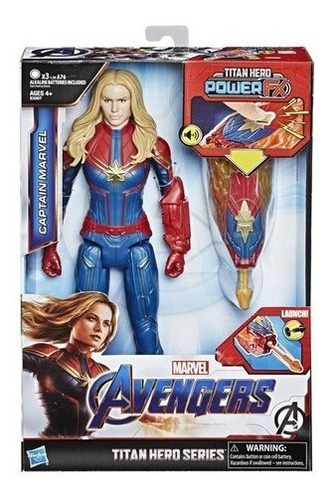 Avengers Titan Hero Series Power Fx Capitã Marvel E3307